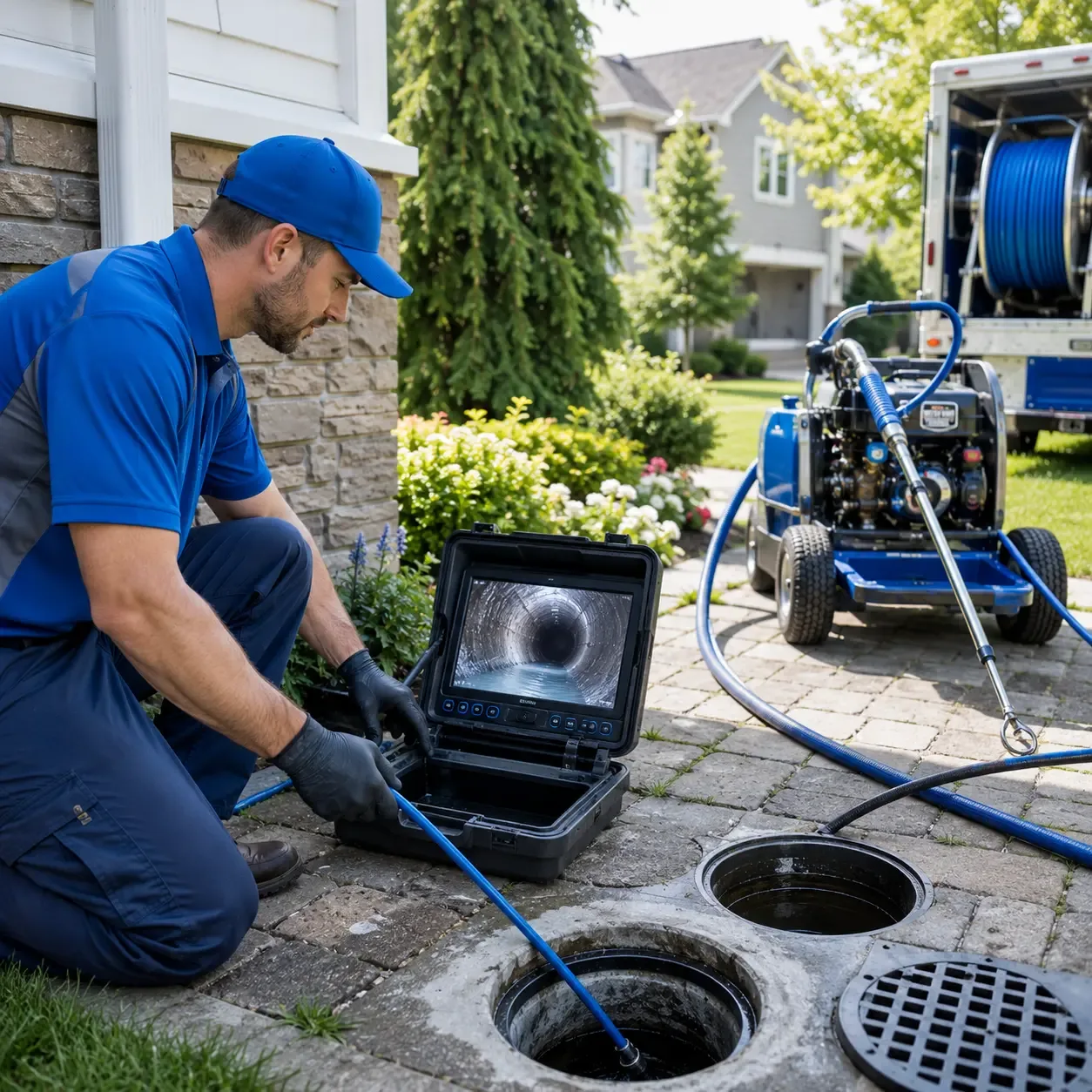 Outdoor drain cleaning professionals serving Neeses, SC